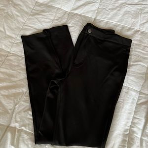Forever 21 Skinny Black Pants with Zippers by Ankle